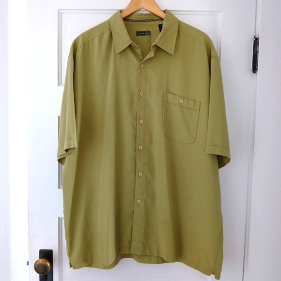 REI Shirt Camp Relaxed Fit Textured Fabric Pocket Button Down Casual Oversized - Picture 2 of 11